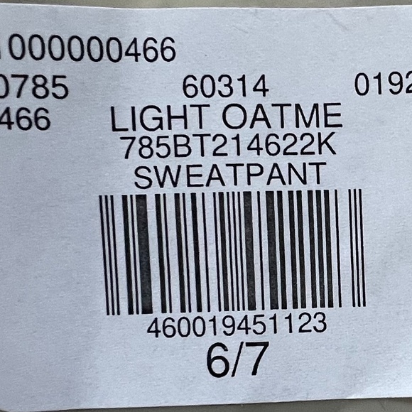 Fear of God Essentials Kids “Light Oatmeal” 1977 Relaxed Lounge Pants Size S - Picture 11 of 11